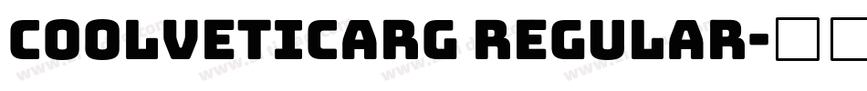 coolveticarg regular字体转换